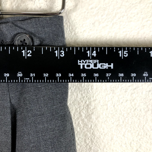 Lands End Pants Gray Wool Blend Trouser Timeless Staple Basic Womens 6 Petite - Picture 10 of 16